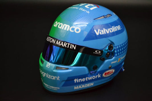 BELL Mini Helmet Helmet 1:2 - Fernando Alonso - Aston Martin Aramco F1 Team - Las Vegas GP 2025