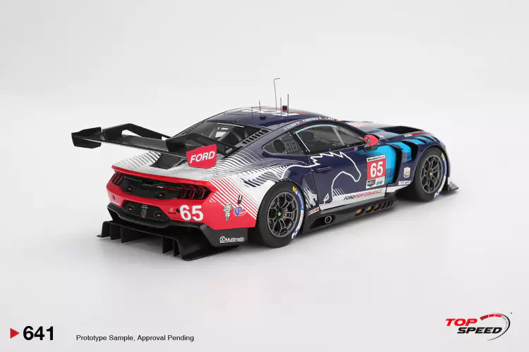 PRECOMMANDE - Top Speed TS0641 1:18 - FORD Mustang GT3 N°65 - Ford Multimatic Motorsports - Daytona 24h 2025 - F.  Vervisch - D. Olsen - C. Mies