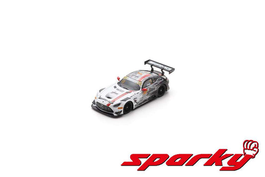 PRECOMMANDE - Spark 64MC2024 1:64 - Mercedes-AMG GT3 Evo No.130 Mercedes-AMG Team GMR Winner FIA GT World Cup Macau 2024 Maro Engel