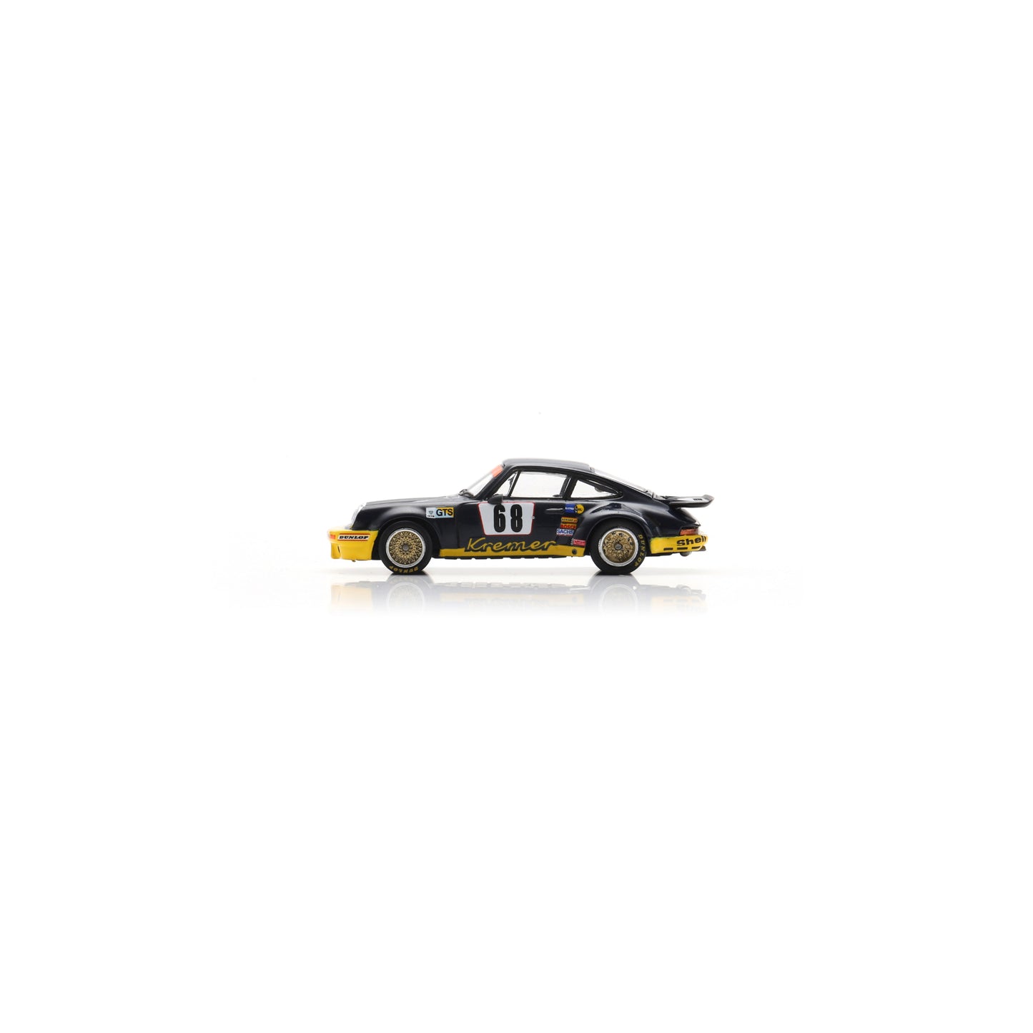 Spark 64S027 1:64 - Porsche 911 Carrera RSR 3.0 No.68 24H Le Mans 1974 H. Heyer. E. Kremer - P. Keller