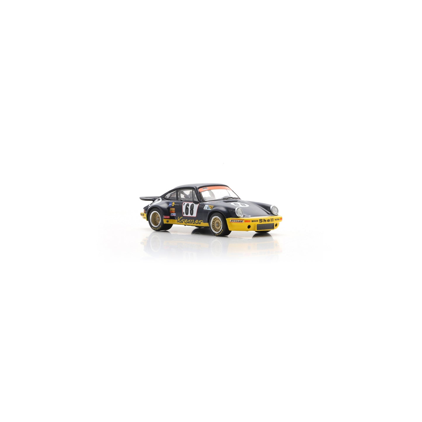 Spark 64S027 1:64 - Porsche 911 Carrera RSR 3.0 No.68 24H Le Mans 1974 H. Heyer. E. Kremer - P. Keller