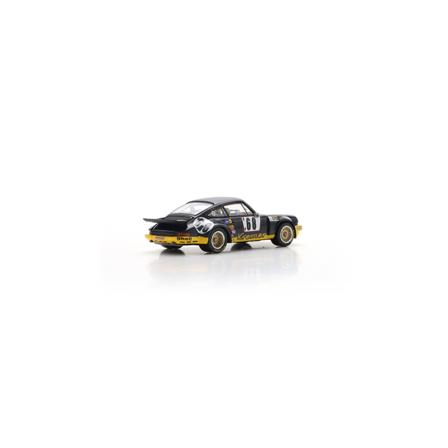 Spark 64S027 1:64 - Porsche 911 Carrera RSR 3.0 No.68 24H Le Mans 1974 H. Heyer. E. Kremer - P. Keller
