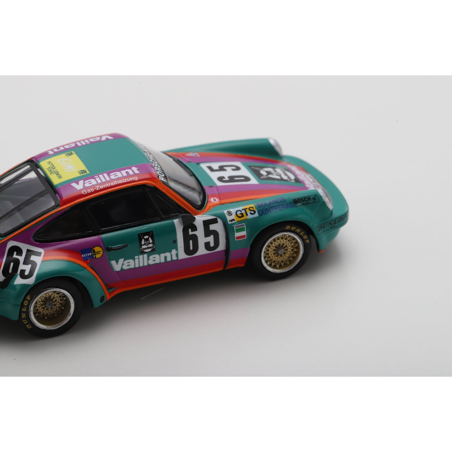 Spark 64S029 1:64 - Porsche 911 Carrera RSR 3.0 No.65 24H Le Mans 1975 B. Sprowls - J. Carlos Bolanos - A. Contreras