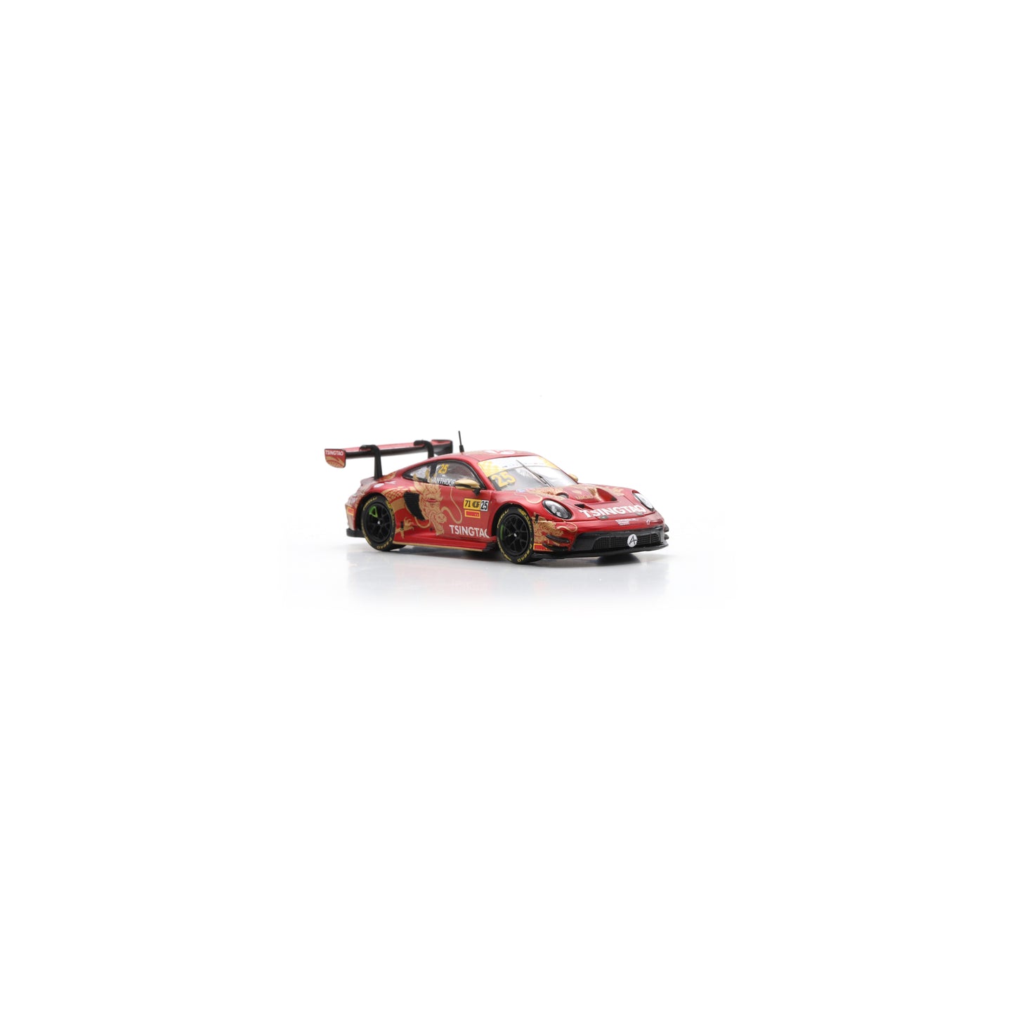 Spark 64S038 1:64 - Porsche 911 GT3 R (992) No.25 Absolute Racing 5th FIA GT World Cup Macau 2024 Laurens Vanthoor 