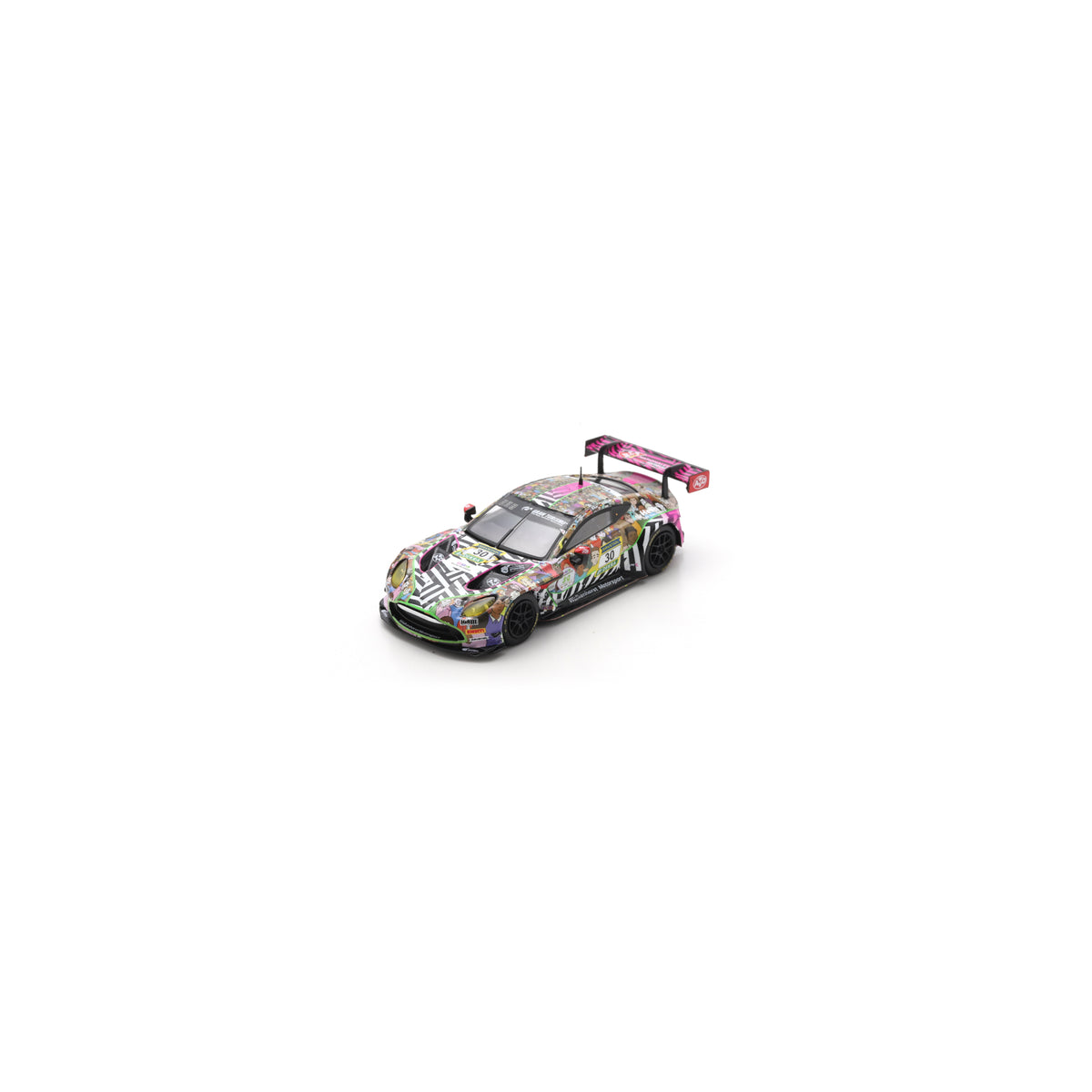 Spark 64S058 1:64 - Aston Martin Vantage AMR GT3 EVO No.30 Walkenhorst Motorsport 24H Nürburgring 2025 H. Walkenhorst - J. Breuer - S. Aust - C. Bollrath