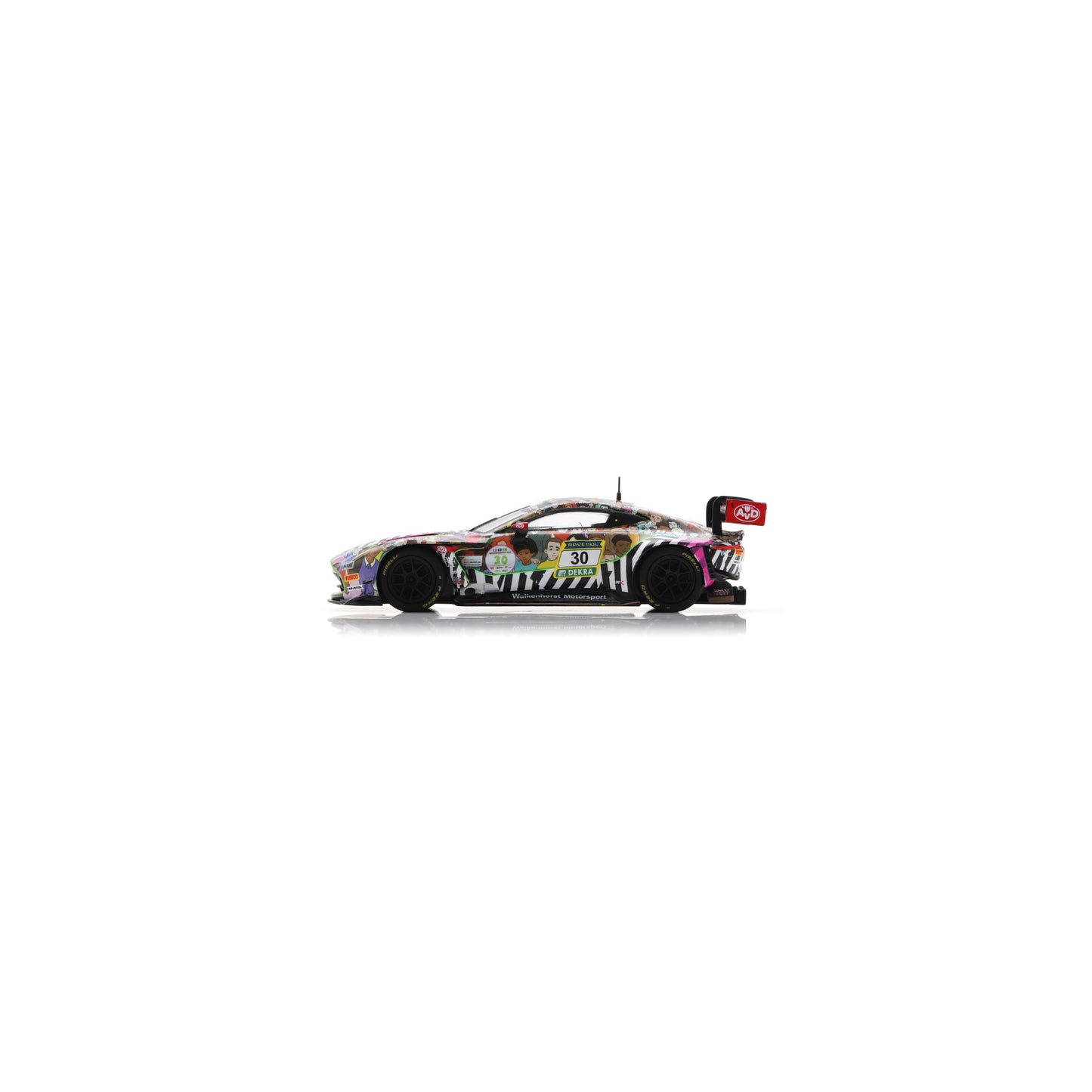 Spark 64S058 1:64 - Aston Martin Vantage AMR GT3 EVO No.30 Walkenhorst Motorsport 24H Nürburgring 2025 H. Walkenhorst - J. Breuer - S. Aust - C. Bollrath