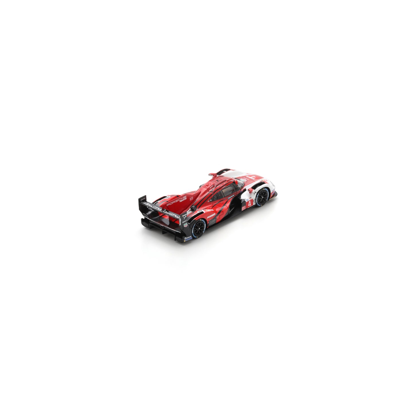 PRE-ORDER - Spark 64S062 1:64 - PORSCHE 963 N°4 - PORSCHE PENSKE MOTORSPORT - 8th Le Mans 24H 2025 F. Nasr - N. Tandy - P. Wehrlein 