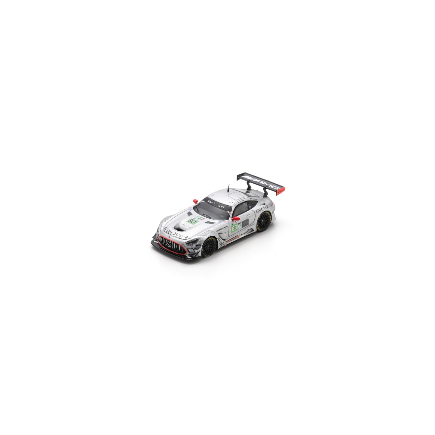 Spark 64S075 1:64 - MERCEDES-AMG LMGT3 N°63 - IRON LYNX - Le Mans 24H 2025 S. Grove - B. Grove - L. Stolz