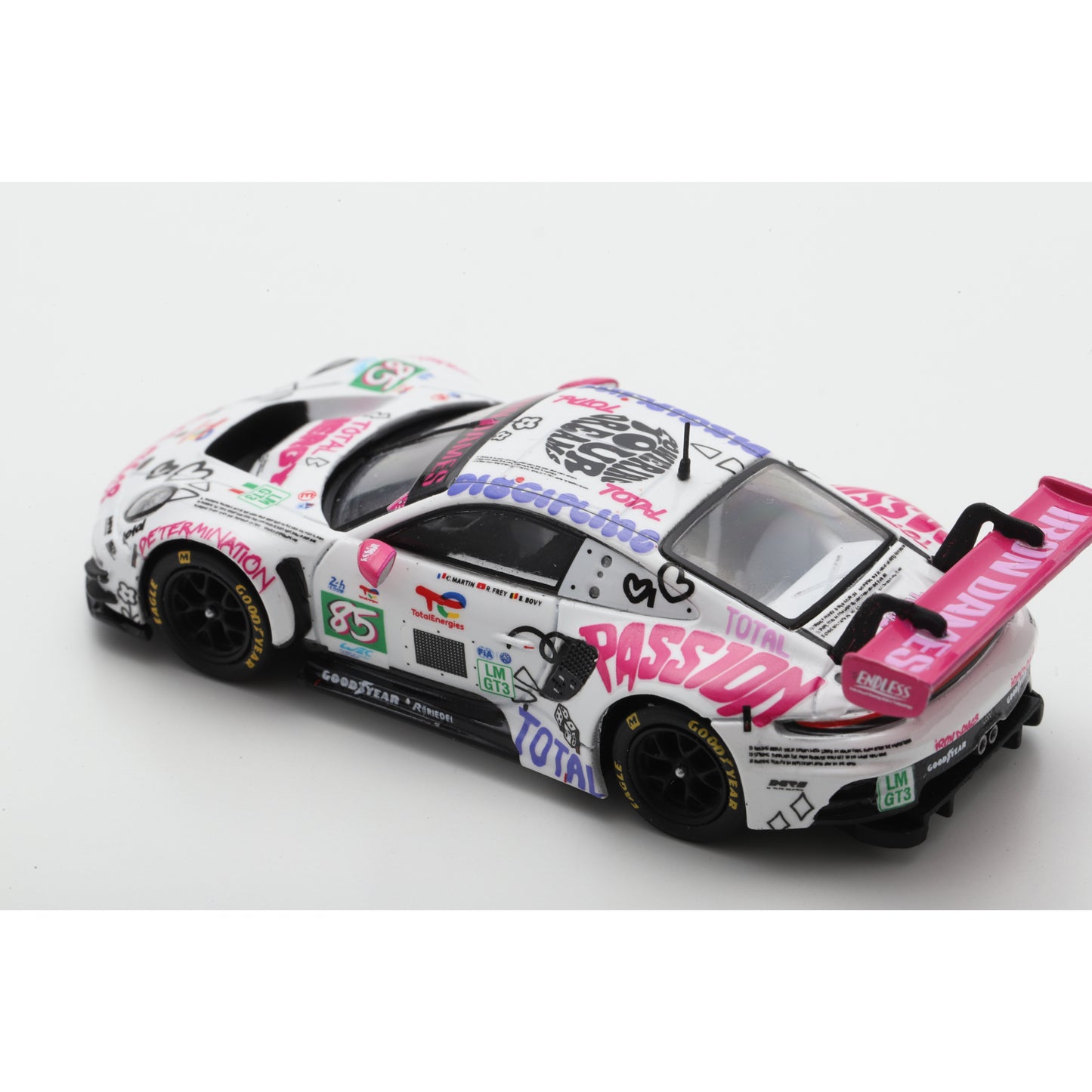 Spark 64S076 1:64 - Porsche 911 GT3 R LMGT3 No.85 IRON DAMES Le Mans 24H 2025 C. Martin - R. Frey - S. Bovy