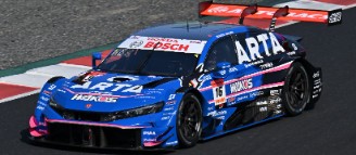 PRECOMMANDE - Spark 64SGT25016 1/64 - HONDA CIVIC TYPE R-GT N°16 ARTA MUGEN GT500 SUPER GT 2025  H. Otsu - R. Sato