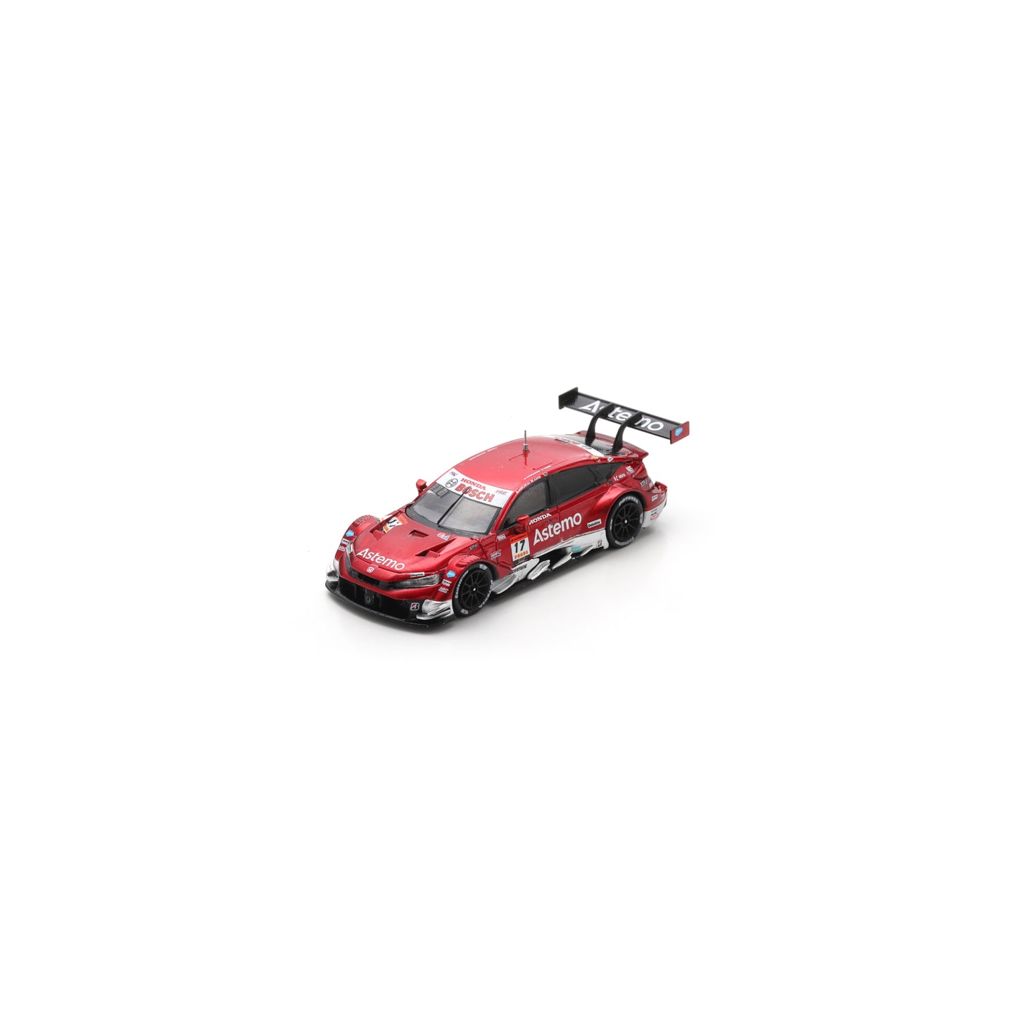 Spark 64SGT25017 1/64 - HONDA CIVIC TYPE R-GT N°17 Astemo REAL RACING GT500 SUPER GT 2025 K. Tsukakoshi - S. Koide 