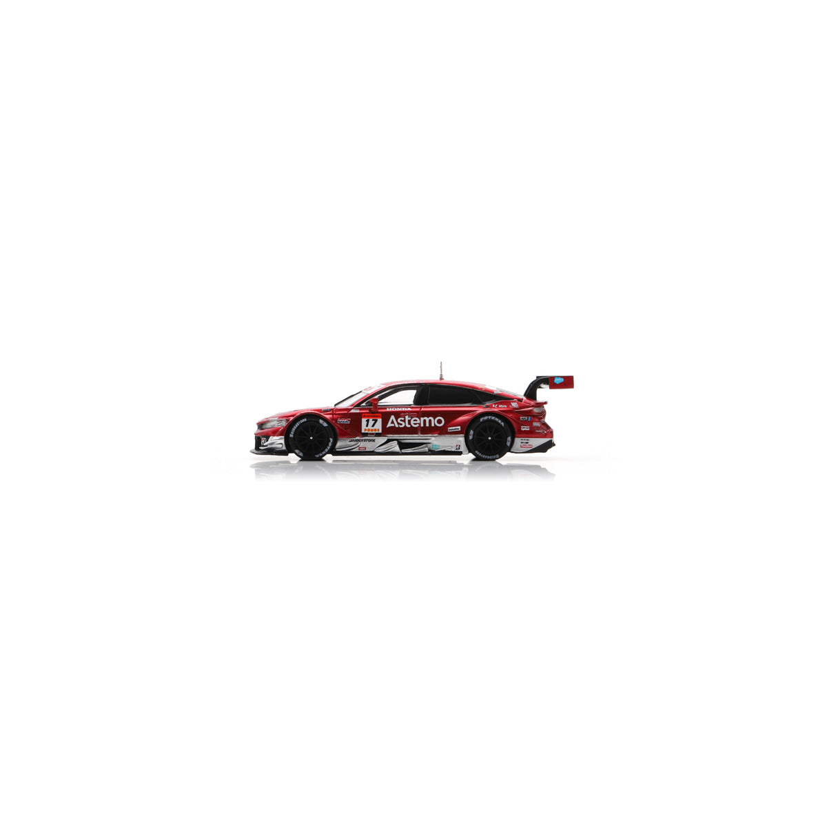 Spark 64SGT25017 1/64 - HONDA CIVIC TYPE R-GT N°17 Astemo REAL RACING GT500 SUPER GT 2025 K. Tsukakoshi - S. Koide 