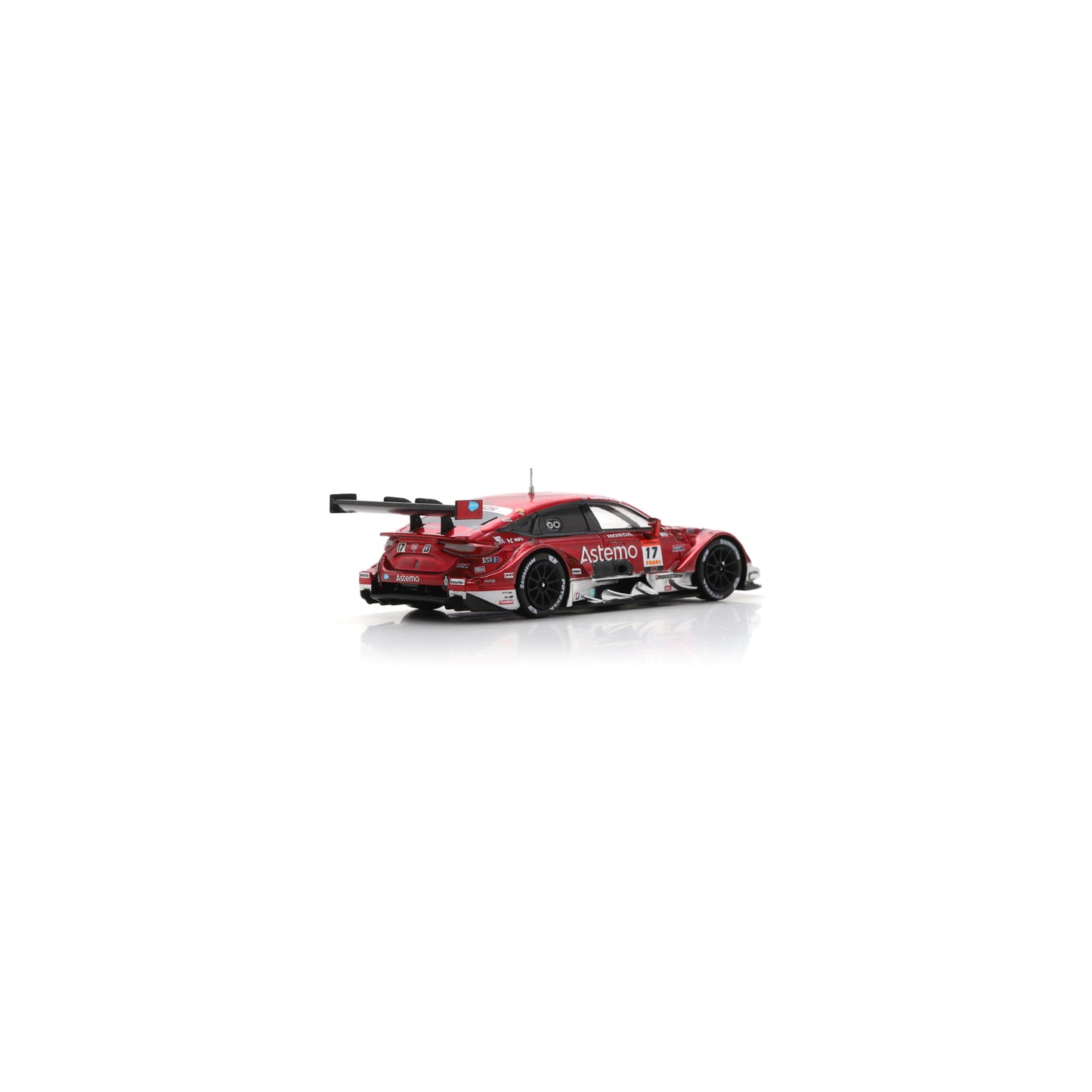 Spark 64SGT25017 1/64 - HONDA CIVIC TYPE R-GT N°17 Astemo REAL RACING GT500 SUPER GT 2025 K. Tsukakoshi - S. Koide 