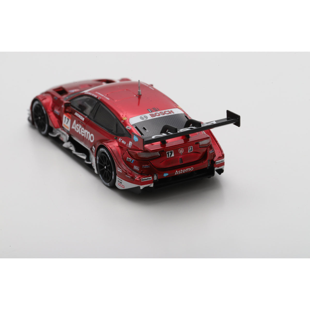 Spark 64SGT25017 1/64 - HONDA CIVIC TYPE R-GT N°17 Astemo REAL RACING GT500 SUPER GT 2025 K. Tsukakoshi - S. Koide 