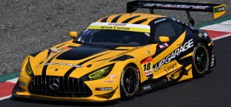 PRECOMMANDE - Spark 64SGT25018 1/64 - MERCEDES-AMG GT3 N°18 TEAM UPGARAGE GT300 SUPER GT 2025  T. Kobayashi - Y. Nomura