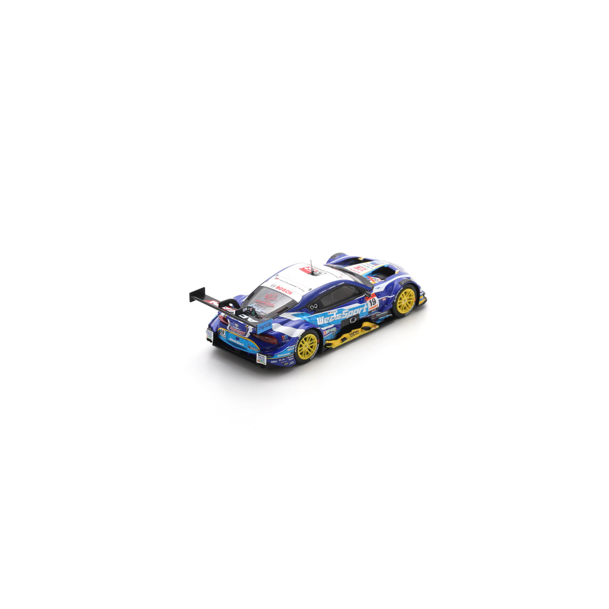 Spark 64SGT25019 1/64 - TOYOTA GR Supra N°19 TGR TEAM WedsSport ADVAN BANDOH GT500 SUPER GT 2025 Y. Kunimoto - S. Sakaguchi 