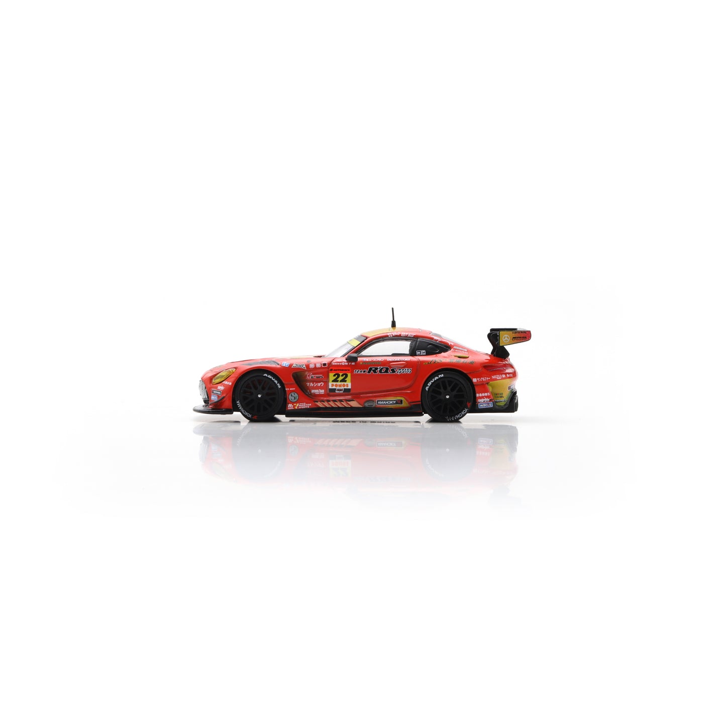 Spark 64SGT25022 1/64 - MERCEDES-AMG GT3 N°22 R'Qs MOTOR SPORTS GT300 SUPER GT 2025 M. Kano - Y.Shoji