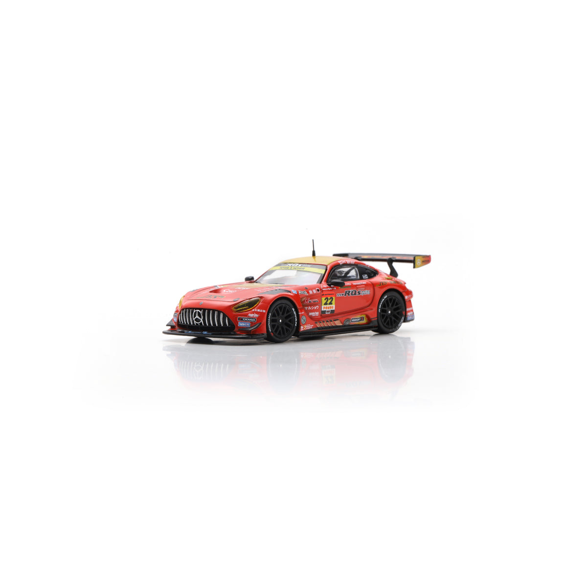 Spark 64SGT25022 1/64 - MERCEDES-AMG GT3 N°22 R'Qs MOTOR SPORTS GT300 SUPER GT 2025 M. Kano - Y.Shoji
