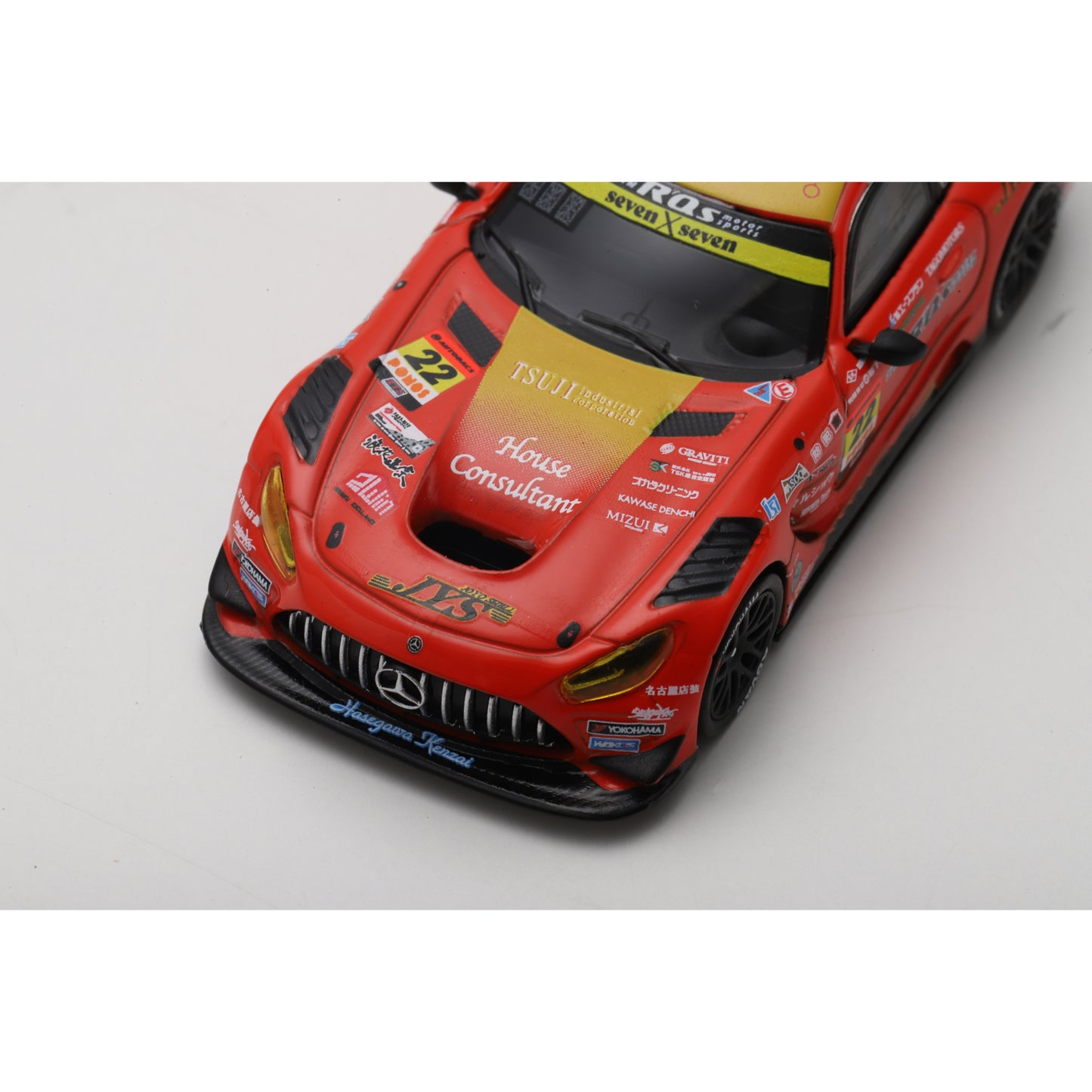 Spark 64SGT25022 1/64 - MERCEDES-AMG GT3 N°22 R'Qs MOTOR SPORTS GT300 SUPER GT 2025 M. Kano - Y.Shoji