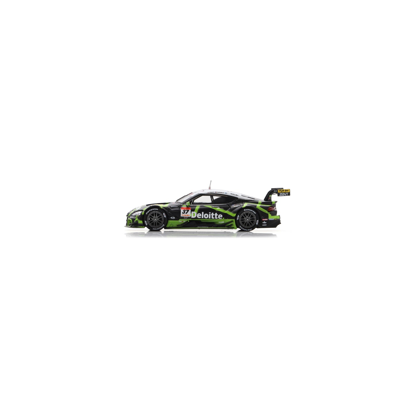 Spark 64SGT25037 1:64 - TOYOTA GR Supra N°37 TGR TEAM Deloitte TOM'S GT500 SUPER GT 2025  U. Sasahara - G. Alesi
