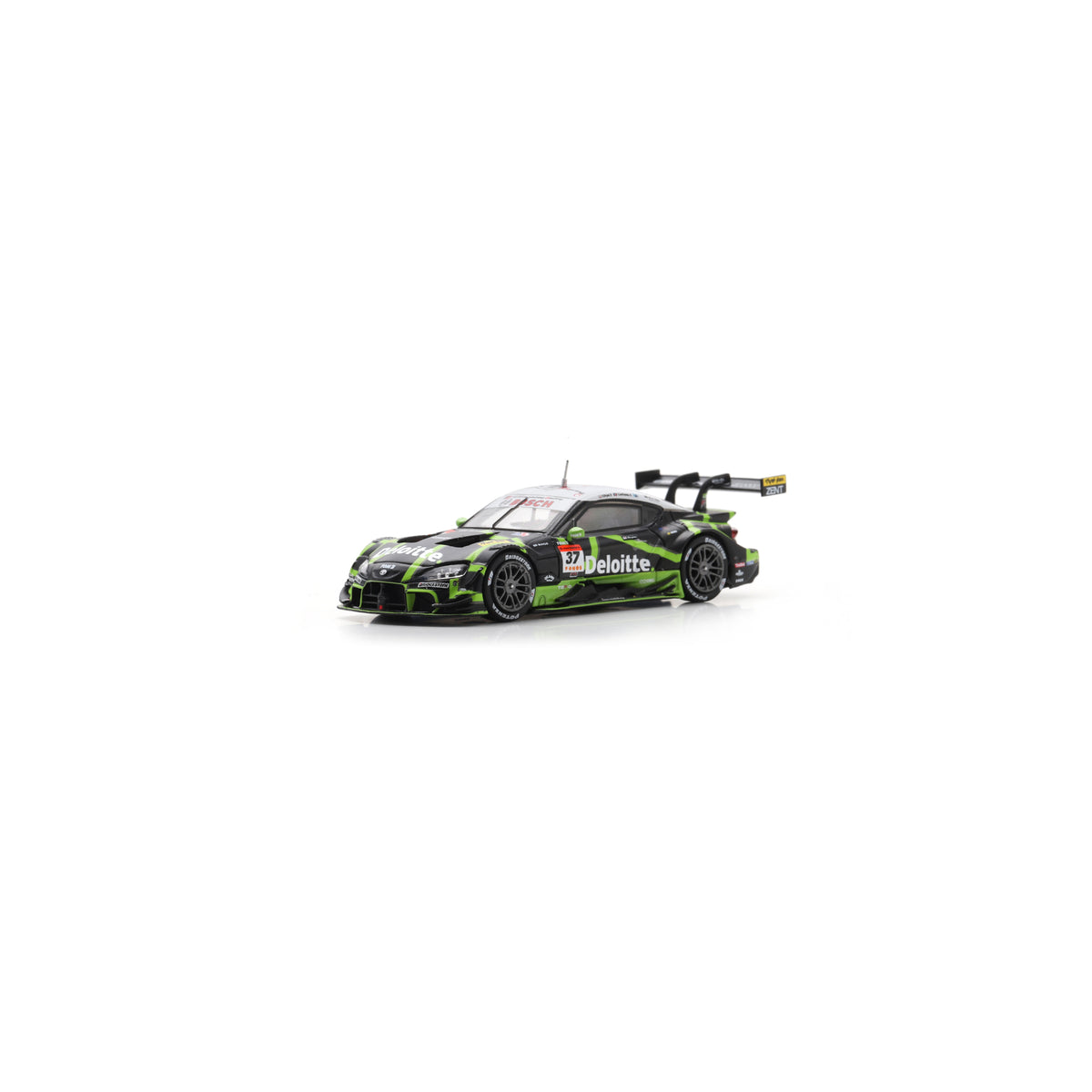 Spark 64SGT25037 1:64 - TOYOTA GR Supra N°37 TGR TEAM Deloitte TOM'S GT500 SUPER GT 2025  U. Sasahara - G. Alesi