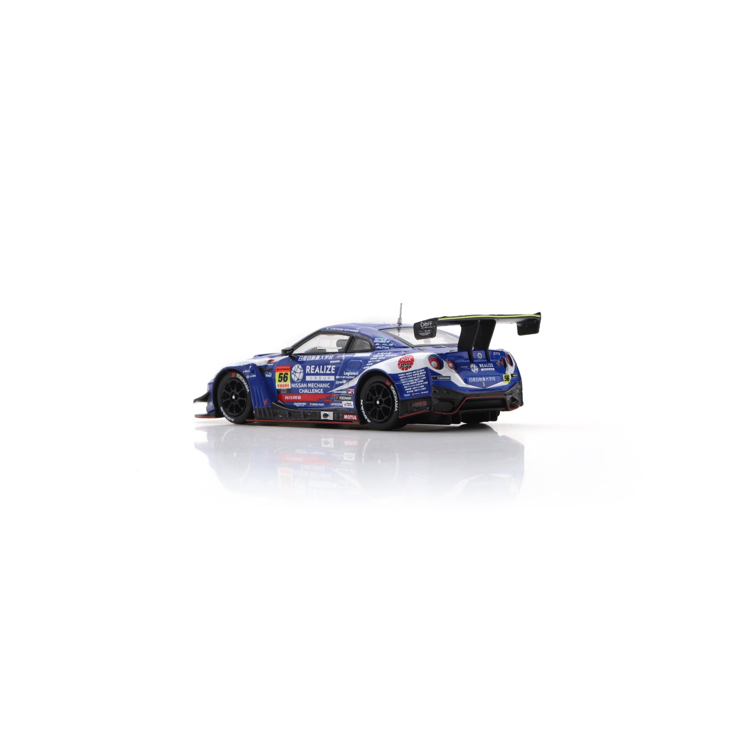 Spark 64SGT25056 1/64 - NISSAN GT-R N°56 REALIZE MECHANIC CHALLENGE KONDO RACING GT300 SUPER GT 2025 J-Paulo Oliveira - K. Hirate 