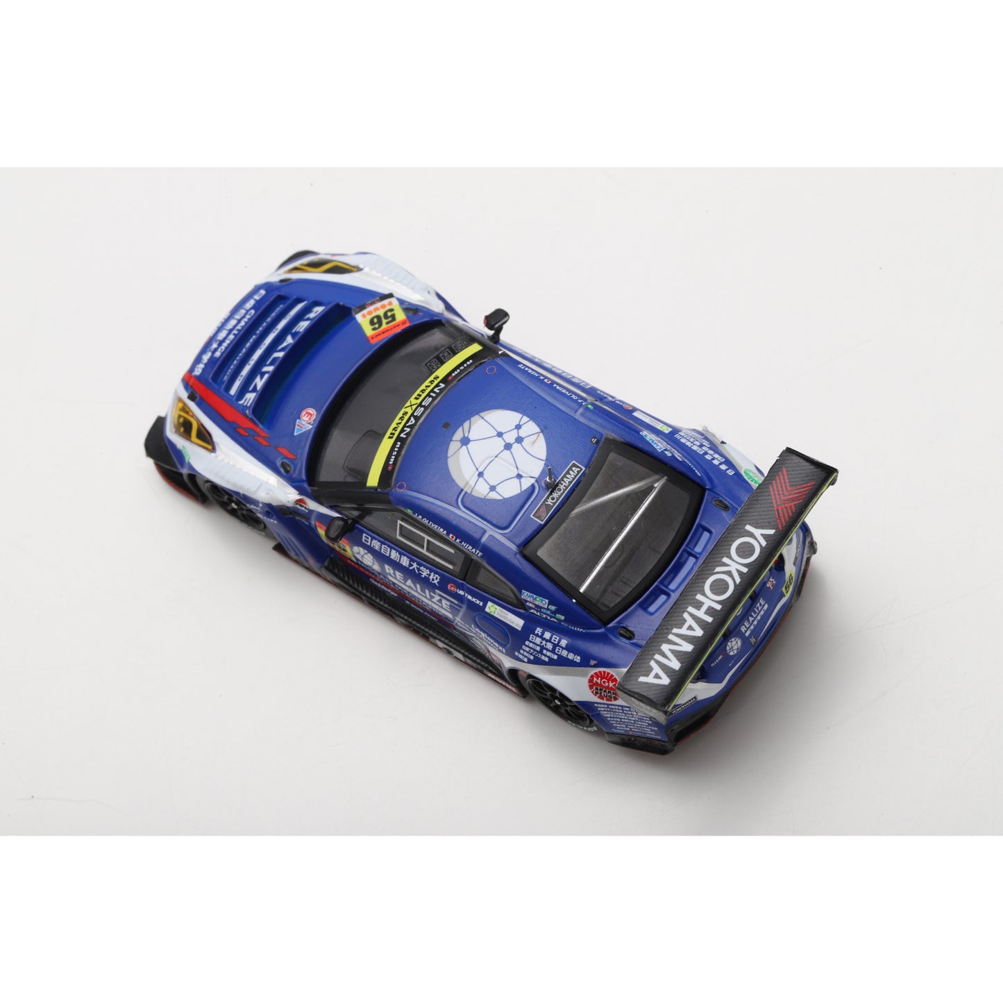 Spark 64SGT25056 1/64 - NISSAN GT-R N°56 REALIZE MECHANIC CHALLENGE KONDO RACING GT300 SUPER GT 2025 J-Paulo Oliveira - K. Hirate 