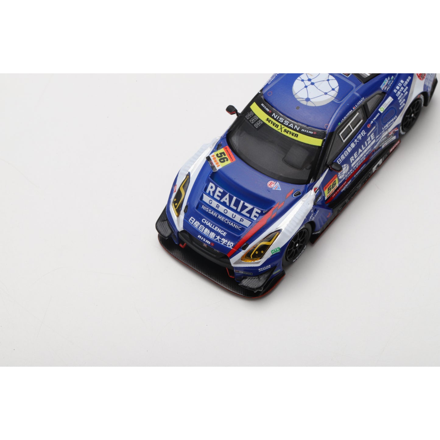 Spark 64SGT25056 1/64 - NISSAN GT-R N°56 REALIZE MECHANIC CHALLENGE KONDO RACING GT300 SUPER GT 2025 J-Paulo Oliveira - K. Hirate 