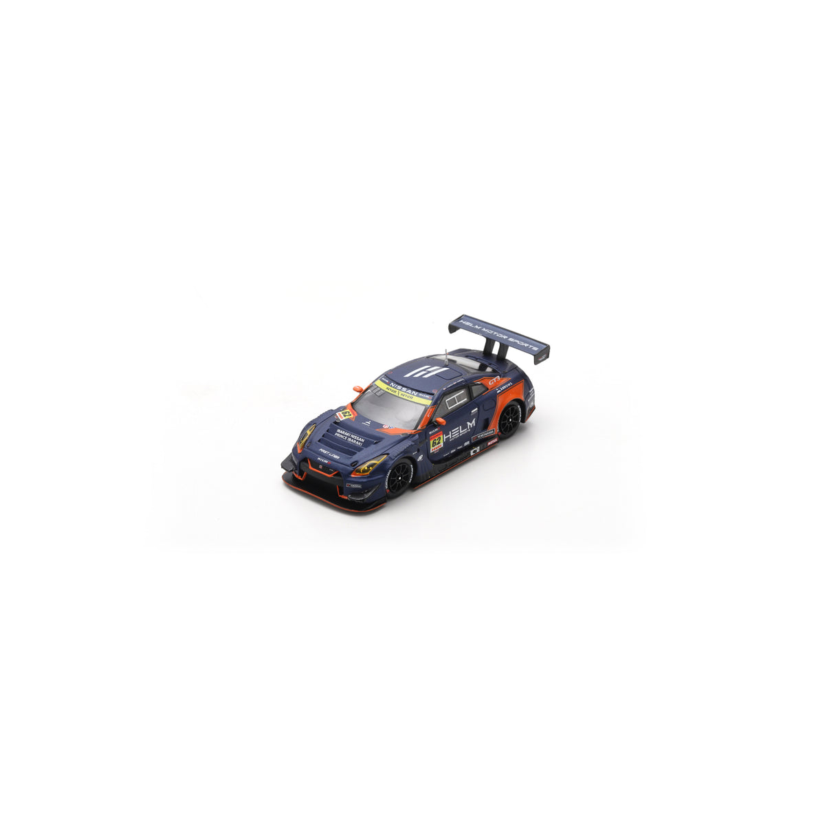 Spark 64SGT25062 1/64 - NISSAN GT-R N°62 HELM MOTORSPORTS GT300 SUPER GT 2025 Y. Hiraki - R. Hiraki 