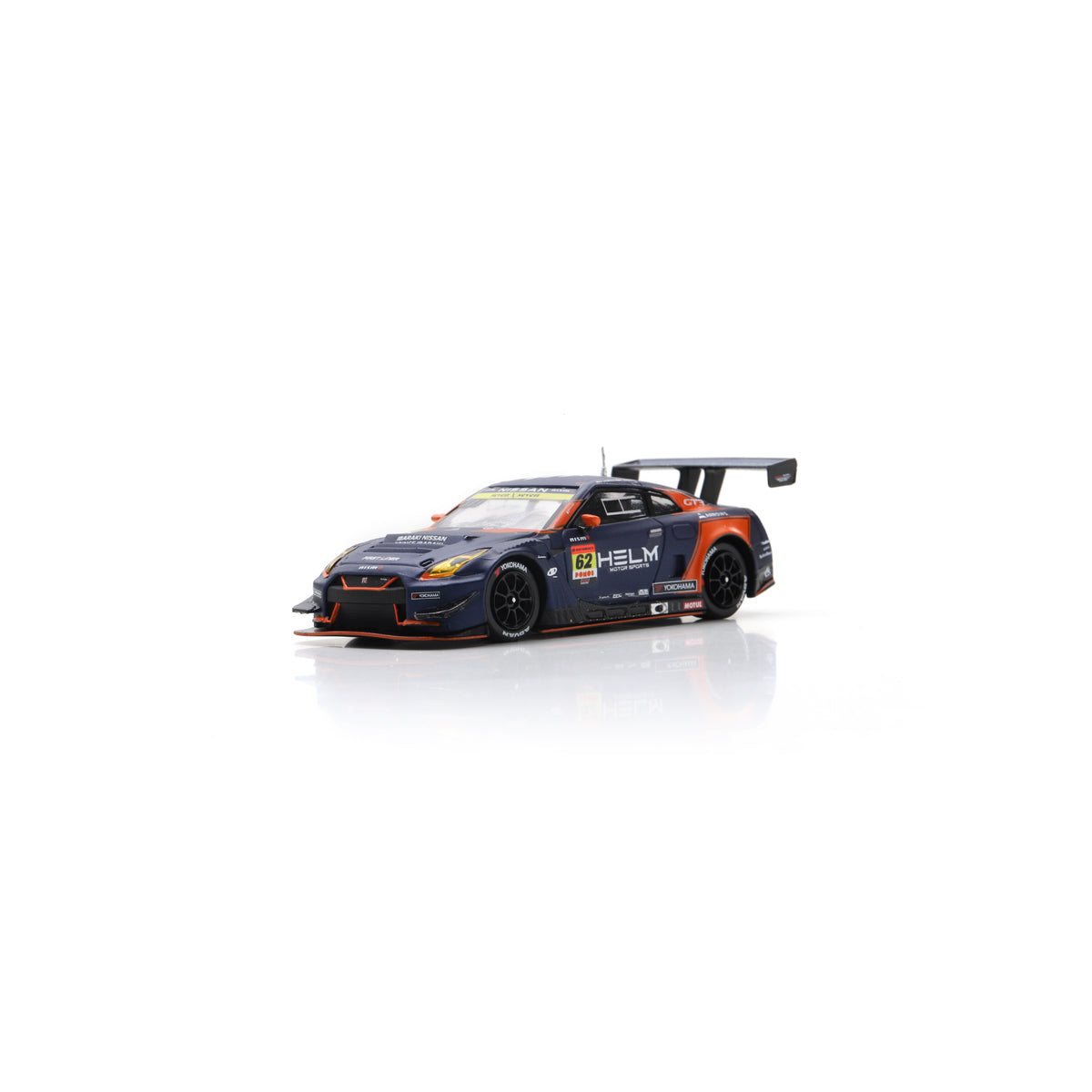 Spark 64SGT25062 1/64 - NISSAN GT-R N°62 HELM MOTORSPORTS GT300 SUPER GT 2025 Y. Hiraki - R. Hiraki 