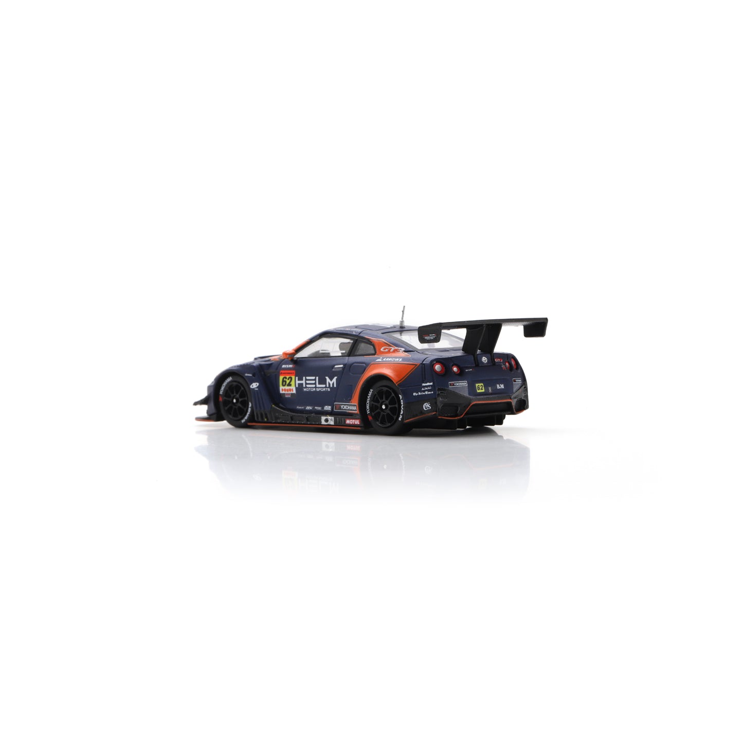 Spark 64SGT25062 1/64 - NISSAN GT-R N°62 HELM MOTORSPORTS GT300 SUPER GT 2025 Y. Hiraki - R. Hiraki 