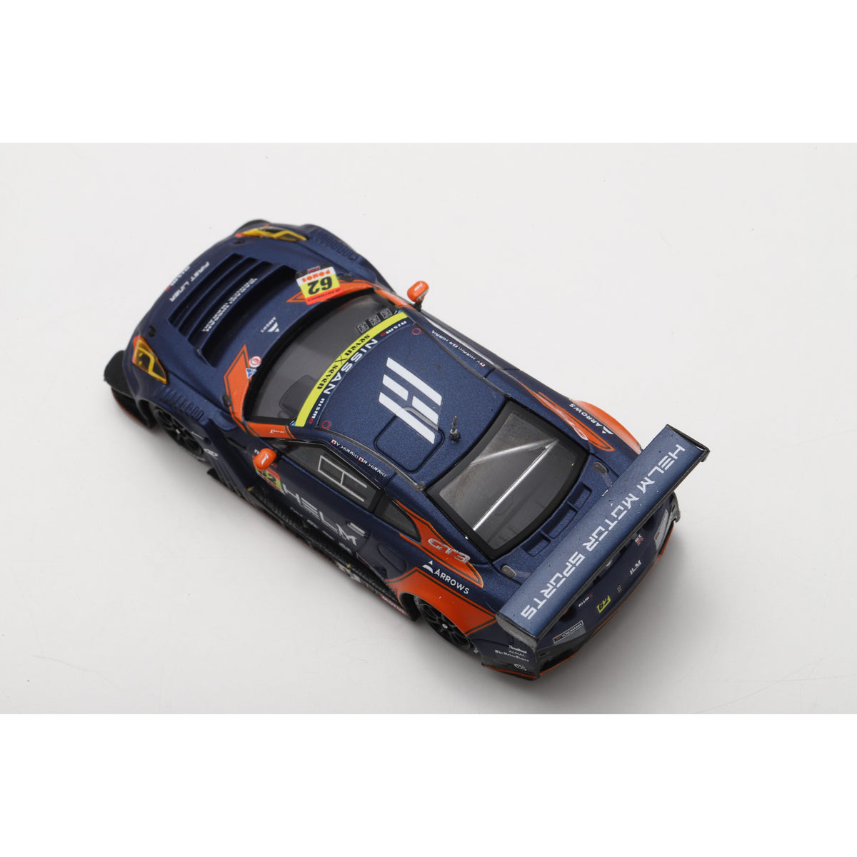 Spark 64SGT25062 1/64 - NISSAN GT-R N°62 HELM MOTORSPORTS GT300 SUPER GT 2025 Y. Hiraki - R. Hiraki 