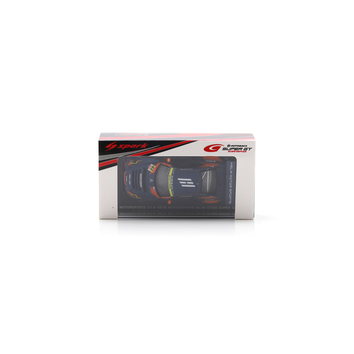 Spark 64SGT25062 1/64 - NISSAN GT-R N°62 HELM MOTORSPORTS GT300 SUPER GT 2025 Y. Hiraki - R. Hiraki 