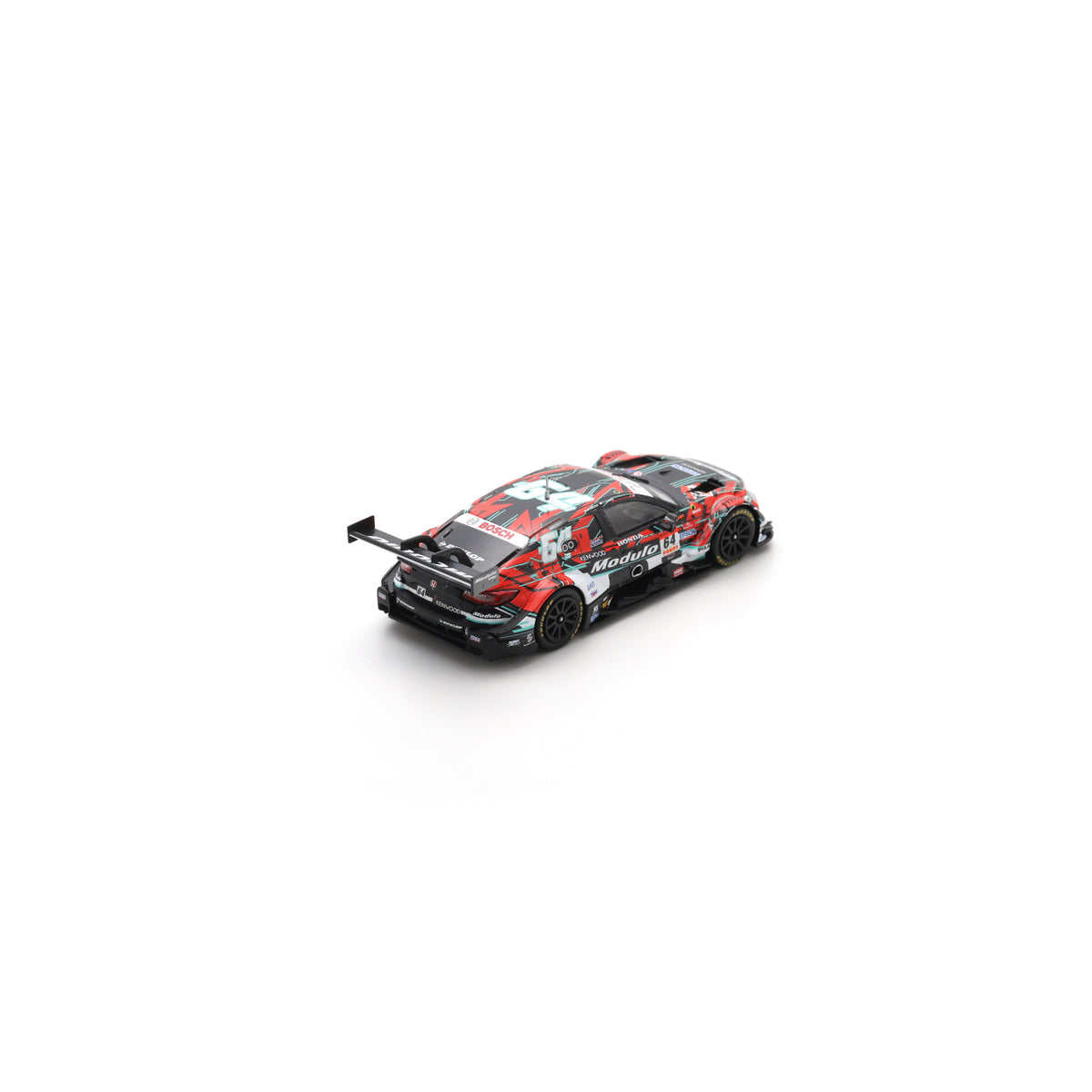 Spark 64SGT25064 1/64 - HONDA CIVIC TYPE R-GT N°64 Modulo Nakajima Racing GT500 SUPER GT 2025 T. Izawa - R. Okusa 
