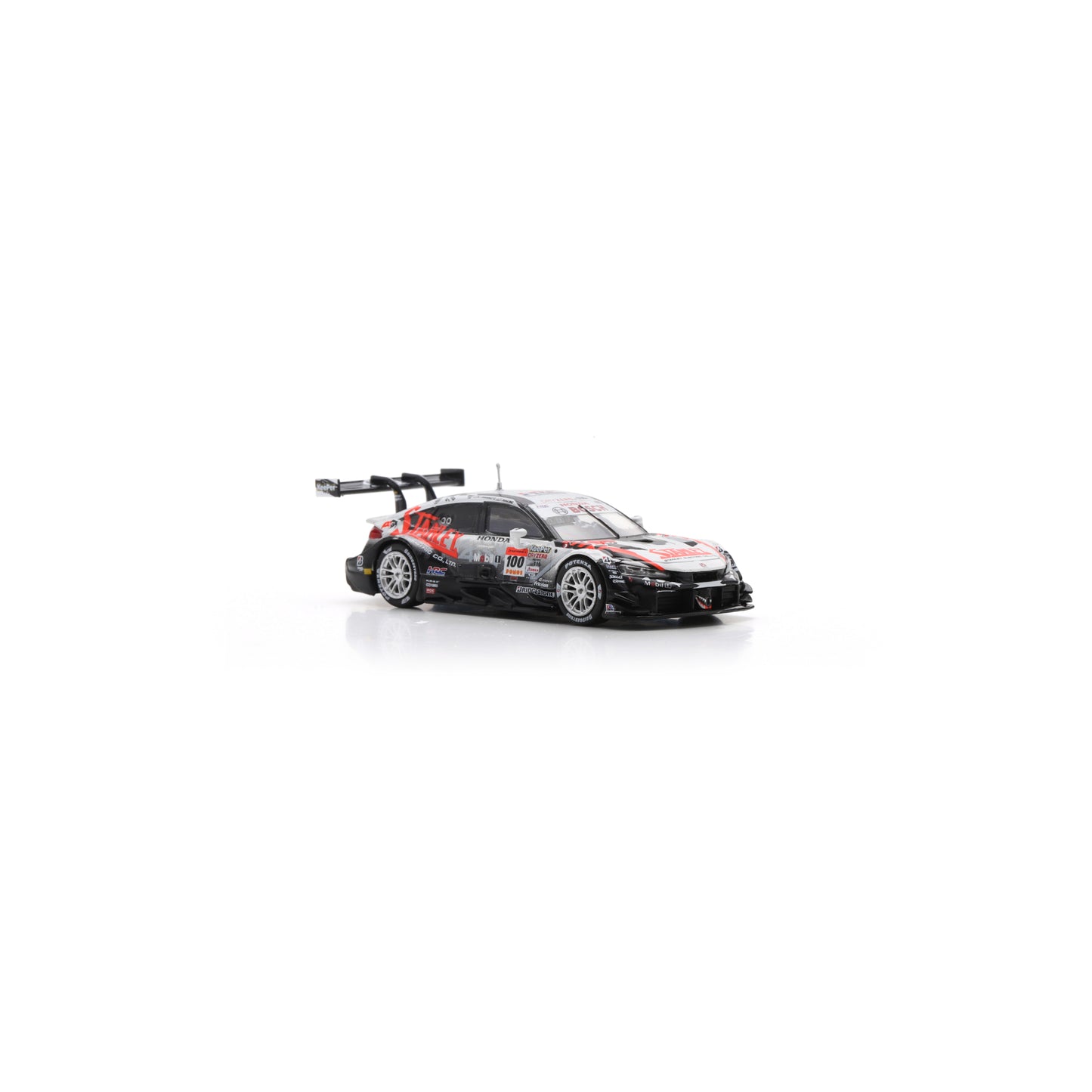 Spark 64SGT25100 1:64 - HONDA CIVIC TYPE R-GT N°100 STANLEY TEAM KUNIMITSU GT500 SUPER GT 2025 N. Yamamoto - T. Makino 