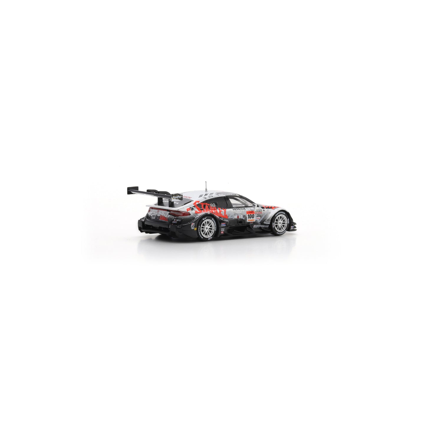 Spark 64SGT25100 1:64 - HONDA CIVIC TYPE R-GT N°100 STANLEY TEAM KUNIMITSU GT500 SUPER GT 2025 N. Yamamoto - T. Makino 