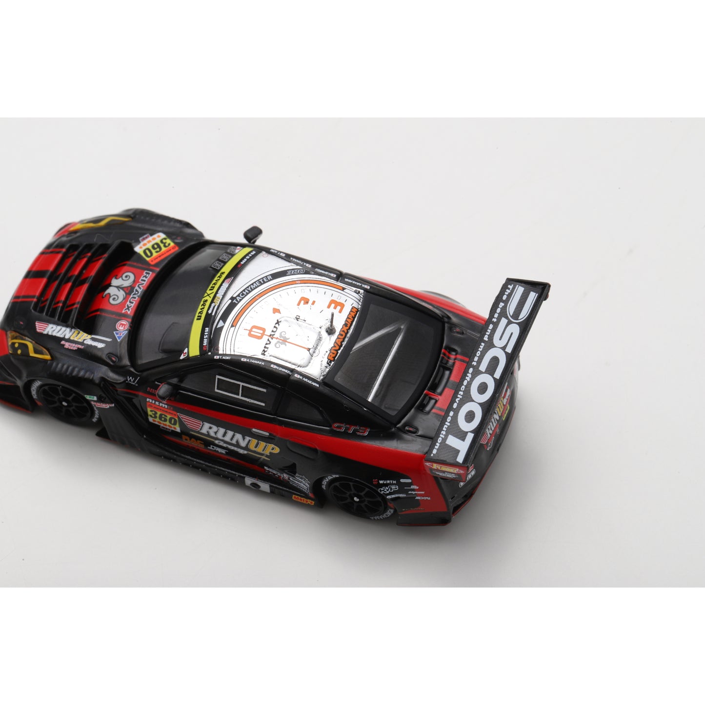 Spark 64SGT25360 1/64 - NISSAN GT-R N°360 RUNUP RIVAUX TOMEI SPORTS GT300 SUPER GT 2025 T. Aoki - R. Arakawa