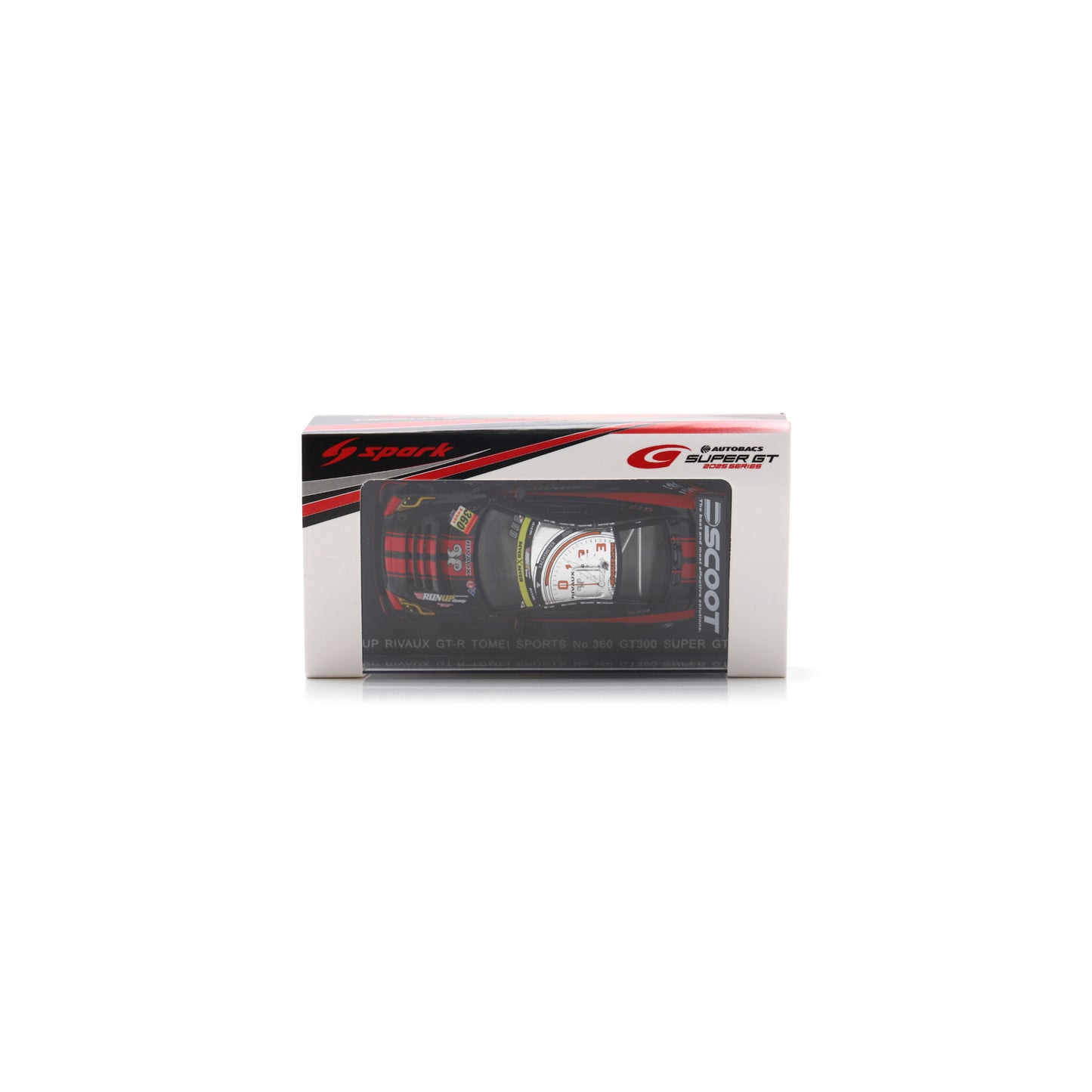 Spark 64SGT25360 1/64 - NISSAN GT-R N°360 RUNUP RIVAUX TOMEI SPORTS GT300 SUPER GT 2025 T. Aoki - R. Arakawa