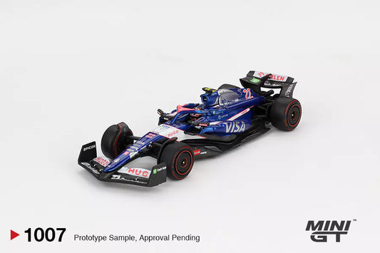 Mini GT MGT01007-L 1:64 - RB VCARB 01 #22 - 2024 F1 - 2024 Bahrain GP - Yuki Tsunoda