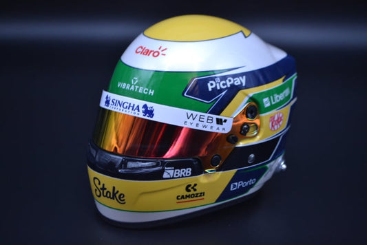 BELL Mini Helmet Helmet 1:2 - Gabriel Bortoleto - Stake F1 Team Kick Sauber - 2025