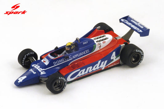 PRECOMMANDE - Spark S1884 1:43 - Tyrrell 010 No.4 4th British GP 1980 Derek Daly