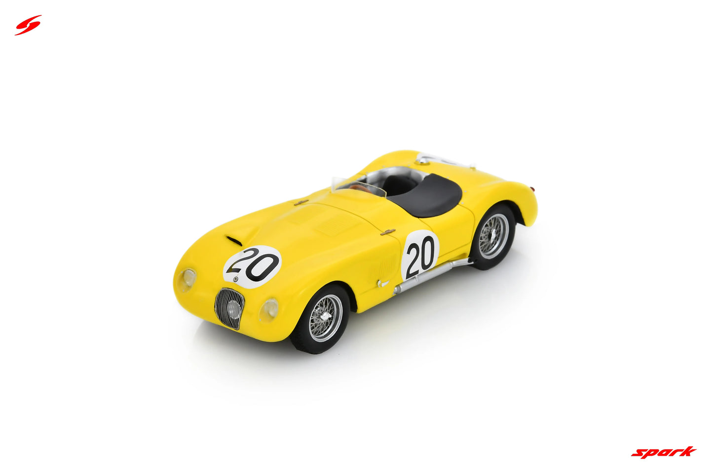 PRECOMMANDE - Spark S2946 1:43 - Jaguar XK 120 C No.20 9th Le Mans 24H 1953 R. Laurent – C. de Tornaco