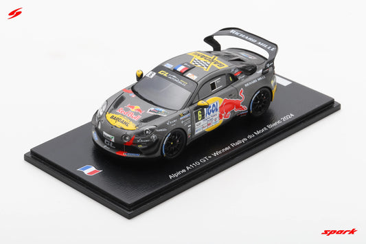 Spark SF328 1:43 - Alpine A110 GT+ Winner Rallye du Mont Blanc 2024 Sébastien Loeb - Laurène Godey