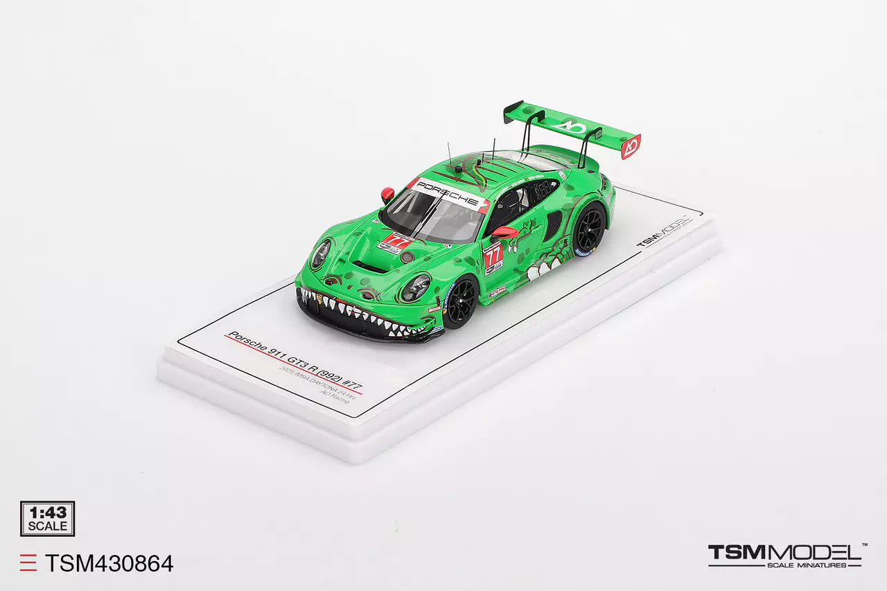 PRECOMMANDE - TSM Model TSM430864 1:43 - PORSCHE 911 (992) GT3 R N°77 - AO Racing - Daytona 24H 2025  A. Picariello - K. Bachler - L. Heinrich