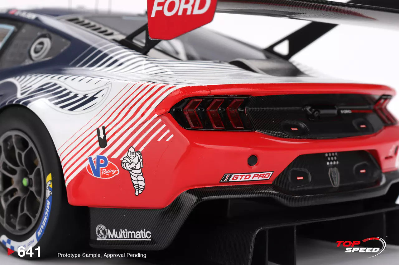 PRECOMMANDE - Top Speed TS0641 1:18 - FORD Mustang GT3 N°65 - Ford Multimatic Motorsports - Daytona 24h 2025 - F.  Vervisch - D. Olsen - C. Mies