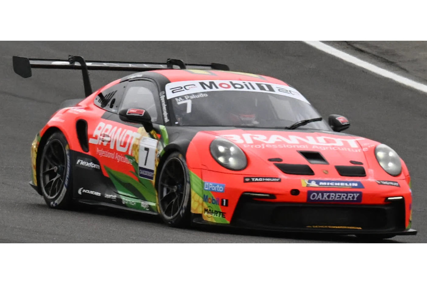 PRECOMMANDE - Spark S6342 1:43 - Porsche 911 GT3 Cup No.7 Porsche Carrera Cup Brazil Champion 2025 Miguel Paludo