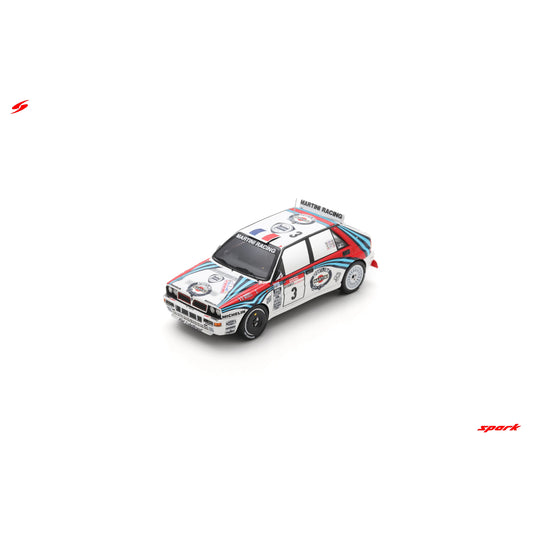 PRECOMMANDE - Spark S9017 1:43 - Lancia Delta HF Integrale EVO No.3 Winner Tour de Corse - Rally de France 1992 D. Auriol - B. Occelli