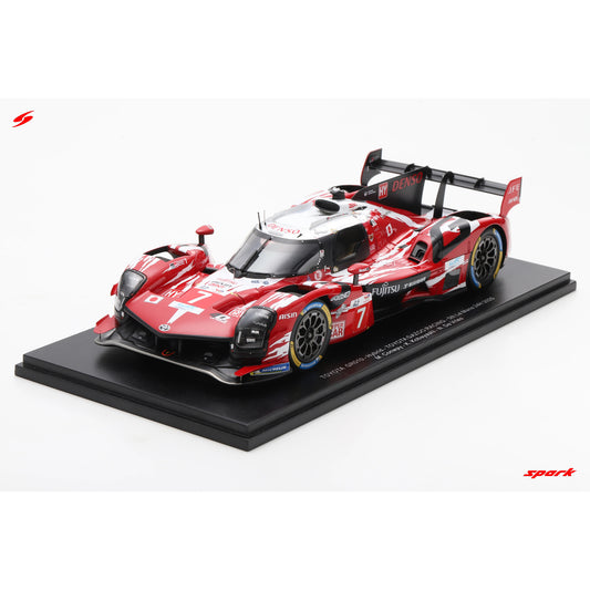 PRE-ORDER - Spark 18S1055 1:18 - Toyota GR010 - Hybrid No.7 TOYOTA GAZOO RACING 5th Le Mans 24H 2025 M. Conway - K. Kobayashi - N. De Vries