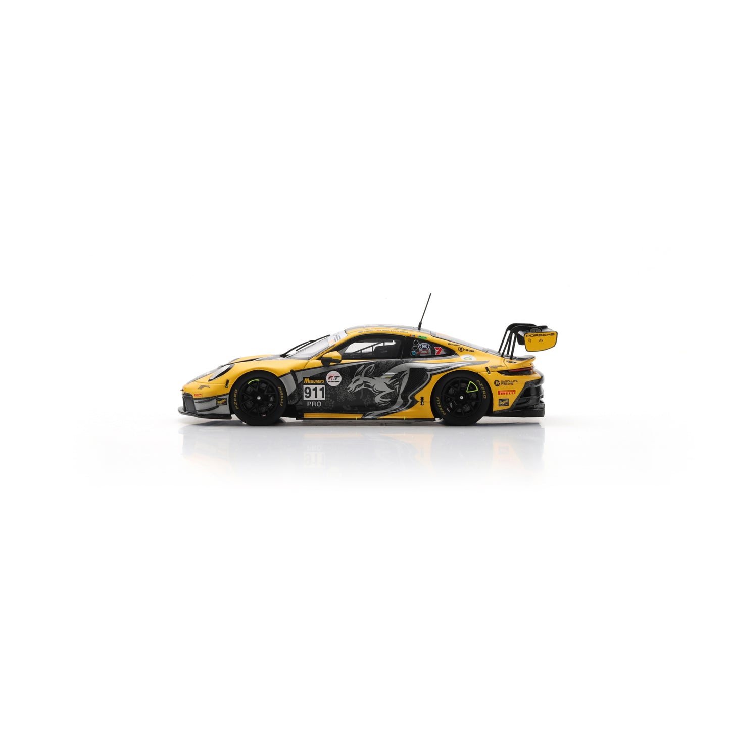 Spark AS082 1:43 - Porsche 911 GT3R No.911 Absolute Racing 6th Bathurst 12H 2025 A. Picariello - A. Guven - M. Campbell Limited (300ex.)