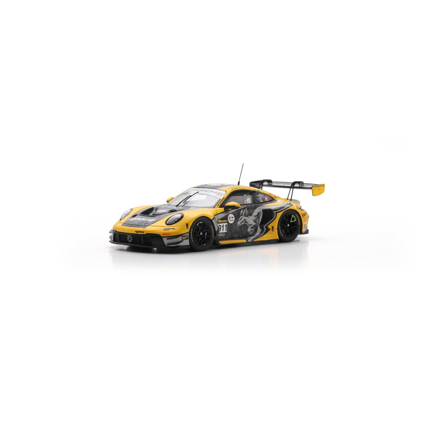 Spark AS082 1:43 - Porsche 911 GT3R No.911 Absolute Racing 6th Bathurst 12H 2025 A. Picariello - A. Guven - M. Campbell Limited (300ex.)